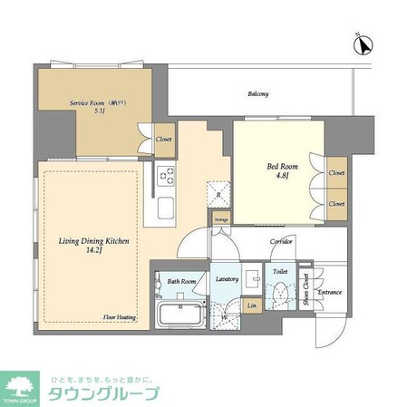 オアーゼ日暮里レジデンスの物件間取画像